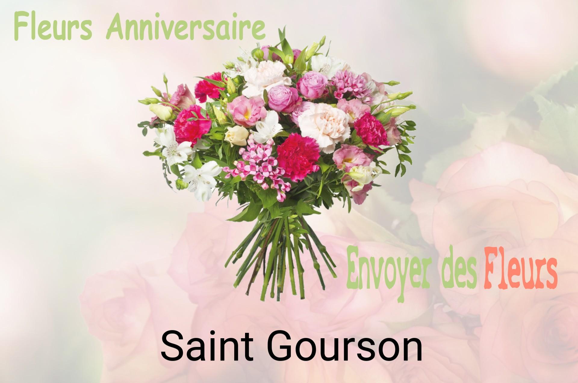 Bouquet de fleurs d’anniversaire livré à Saint-Gourson