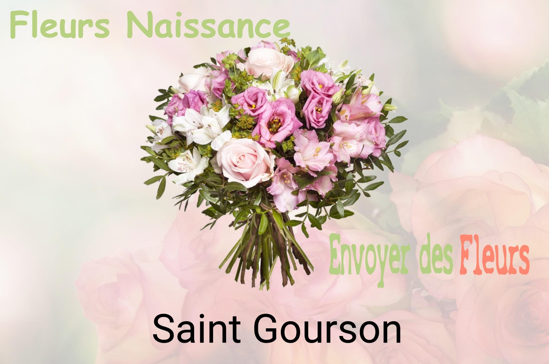 Bouquet de fleurs de naissance livré à Saint-Gourson