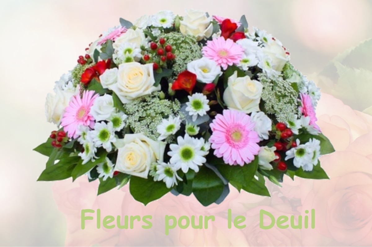 fleurs deuil SAINT-GOURSON